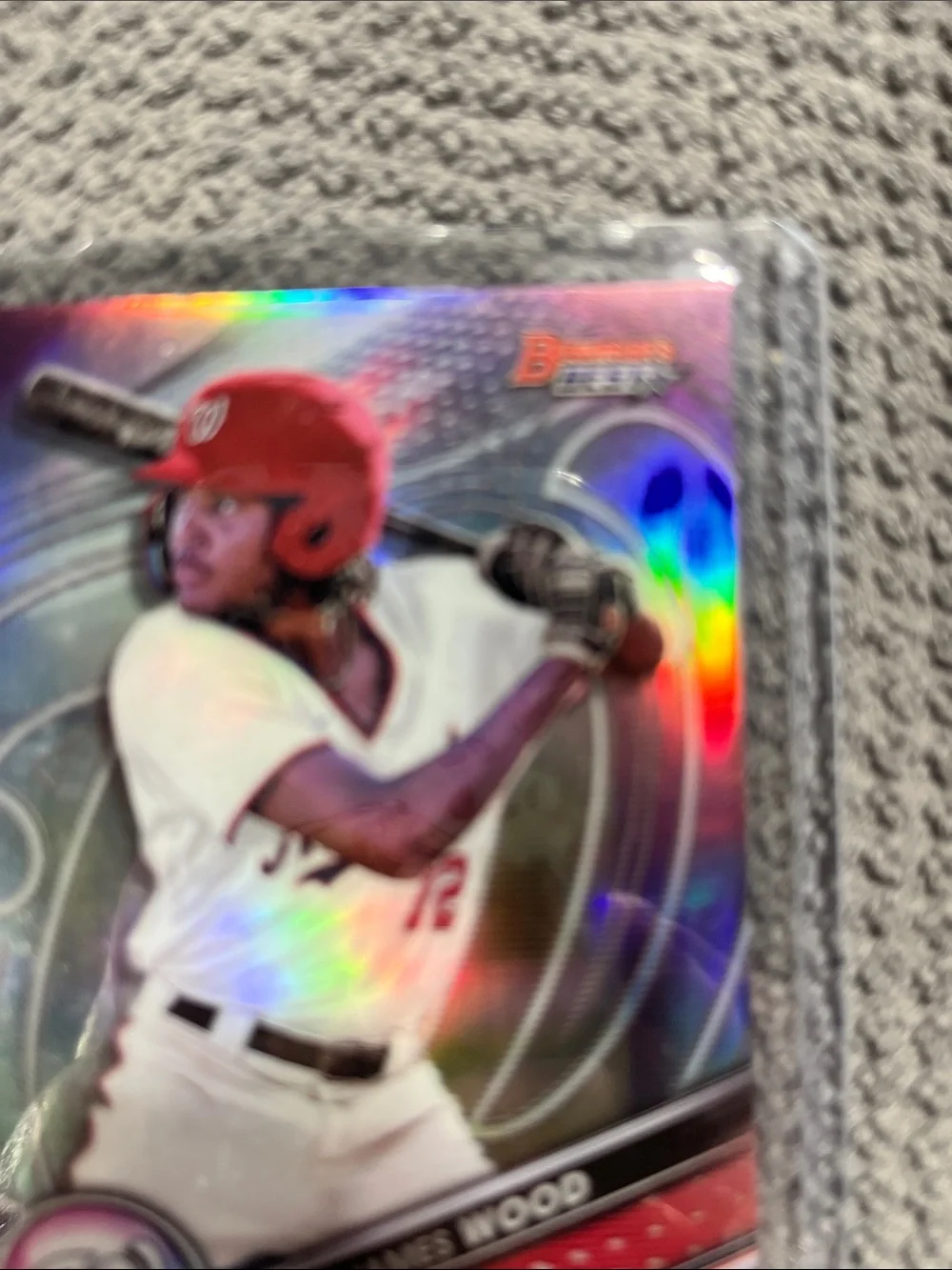 2022 Bowman Best Top Prospect Refractor James Wood #TP-7